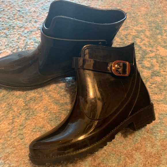 black rain booties